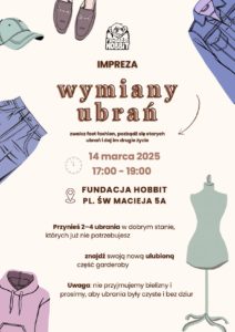 Wymiana ubrań w Fundacji Hobbit